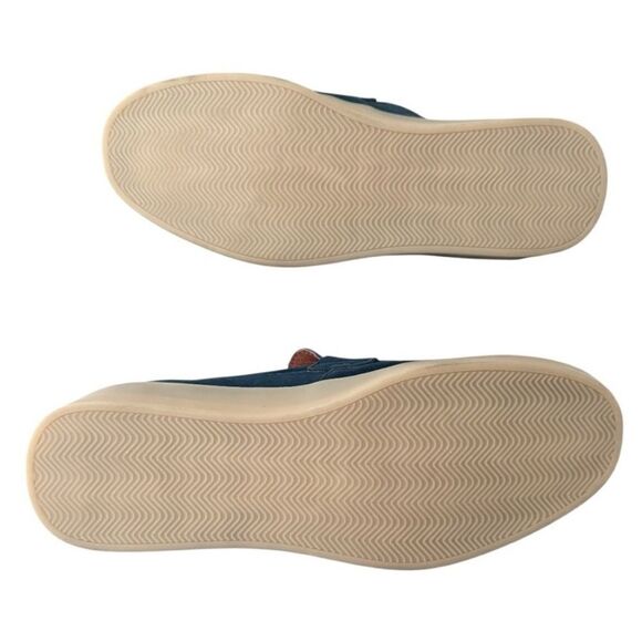 Men's Blue Loafers Vintage Foundry Company Edmond Loafer Leather Upper Navy 9.5 - Picture 7 of 12